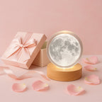 3D Crystal Ball Lamp Enchanting Night Light | Styleva - Detail View 7