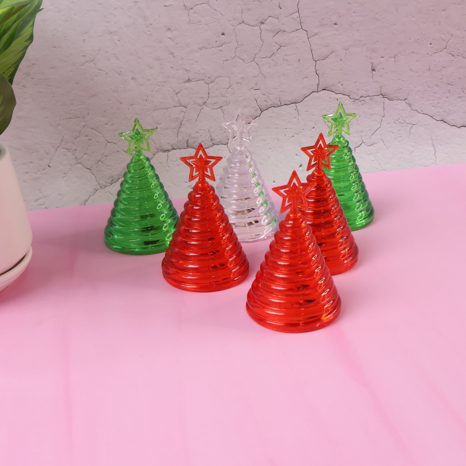 ALVENZA LED Christmas Tree Decorative Lights – Set of 6 Mini Battery Operated Lamps