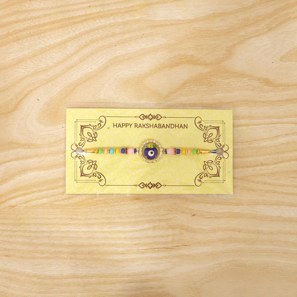 ALVENZA Bro Evil Eye Charm Rakhi - Unique Protective Design for Bhai