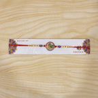 ALVENZA Radha Krishna Beads Rakhi – Colorful & Handcrafted for Raksha Bandhan