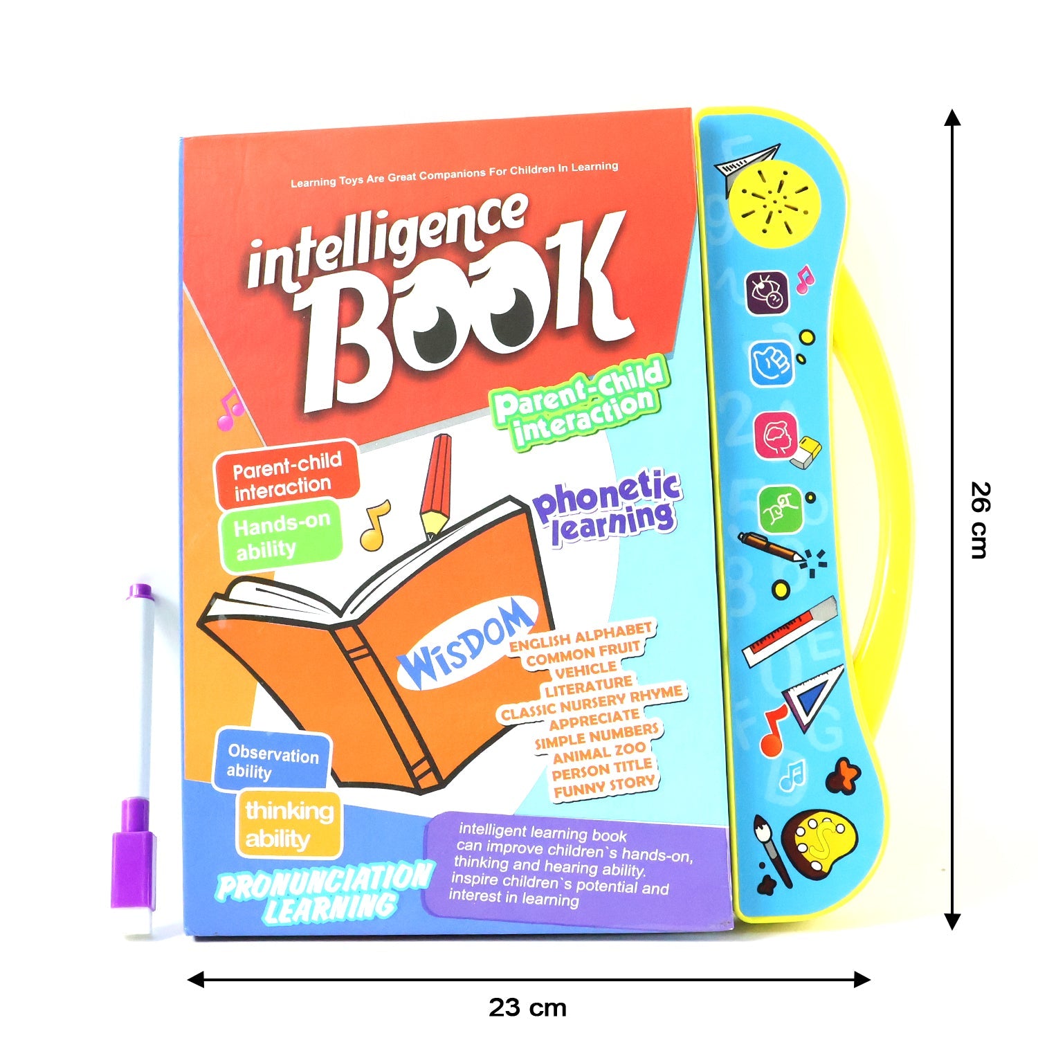 ALVENZA Interactive Learning Book for Kids – Sound & Phonics Fun