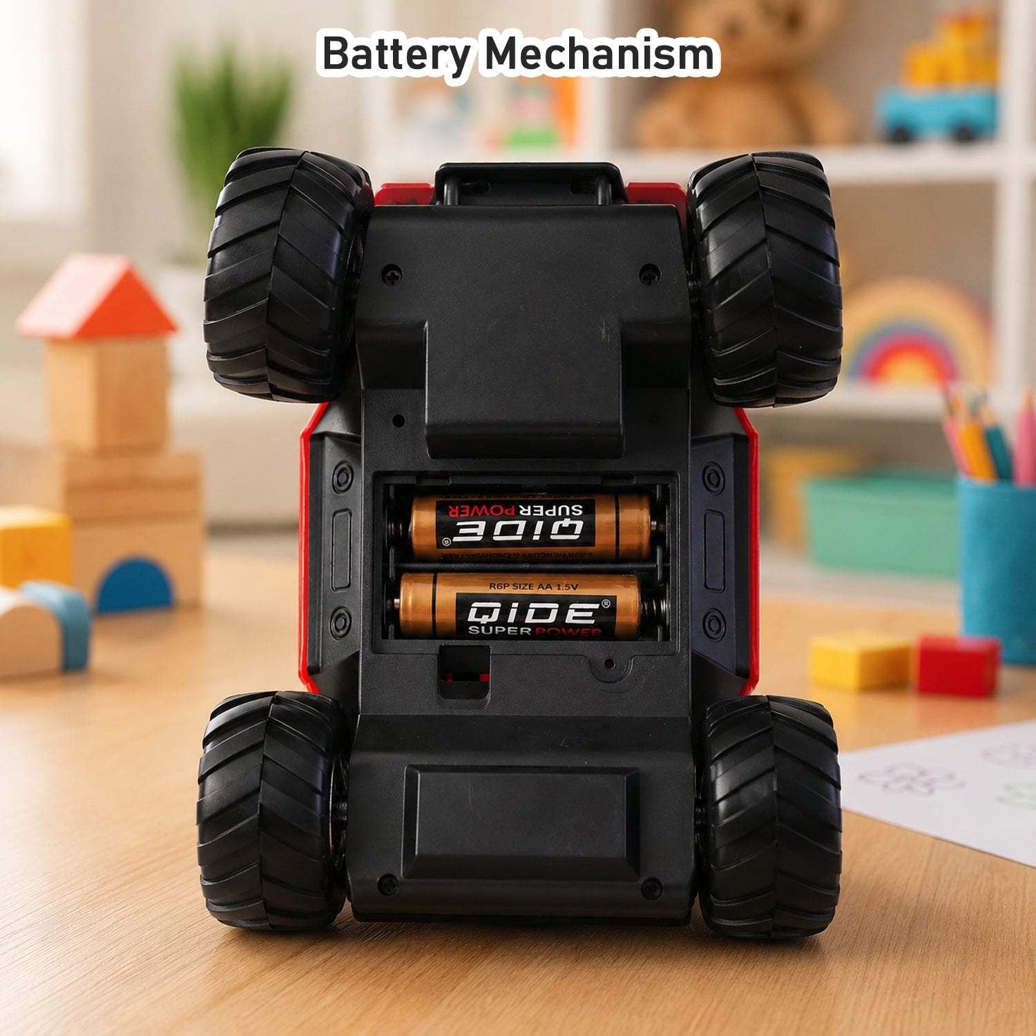 ALVENZA Kids Hunter Off-Road Toy Jeep – Light & Sound for Adventures