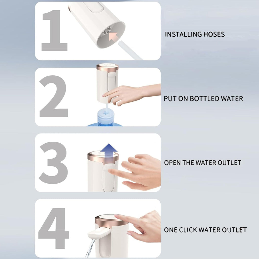 Automatic Water Dispenser USB Rechargeable for 20L - Detail View 6