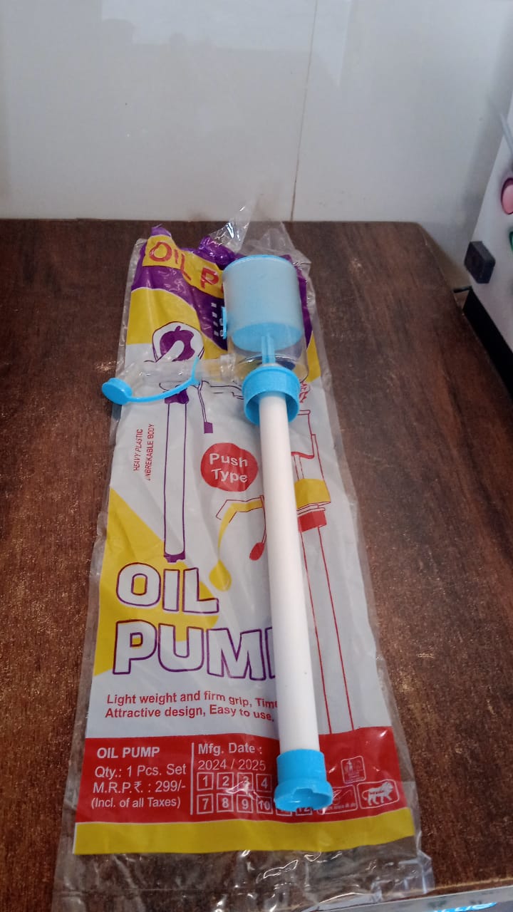 ALVENZA Hand Press Oil Extractor – Manual Plastic Oil Pump for Cups & Cans