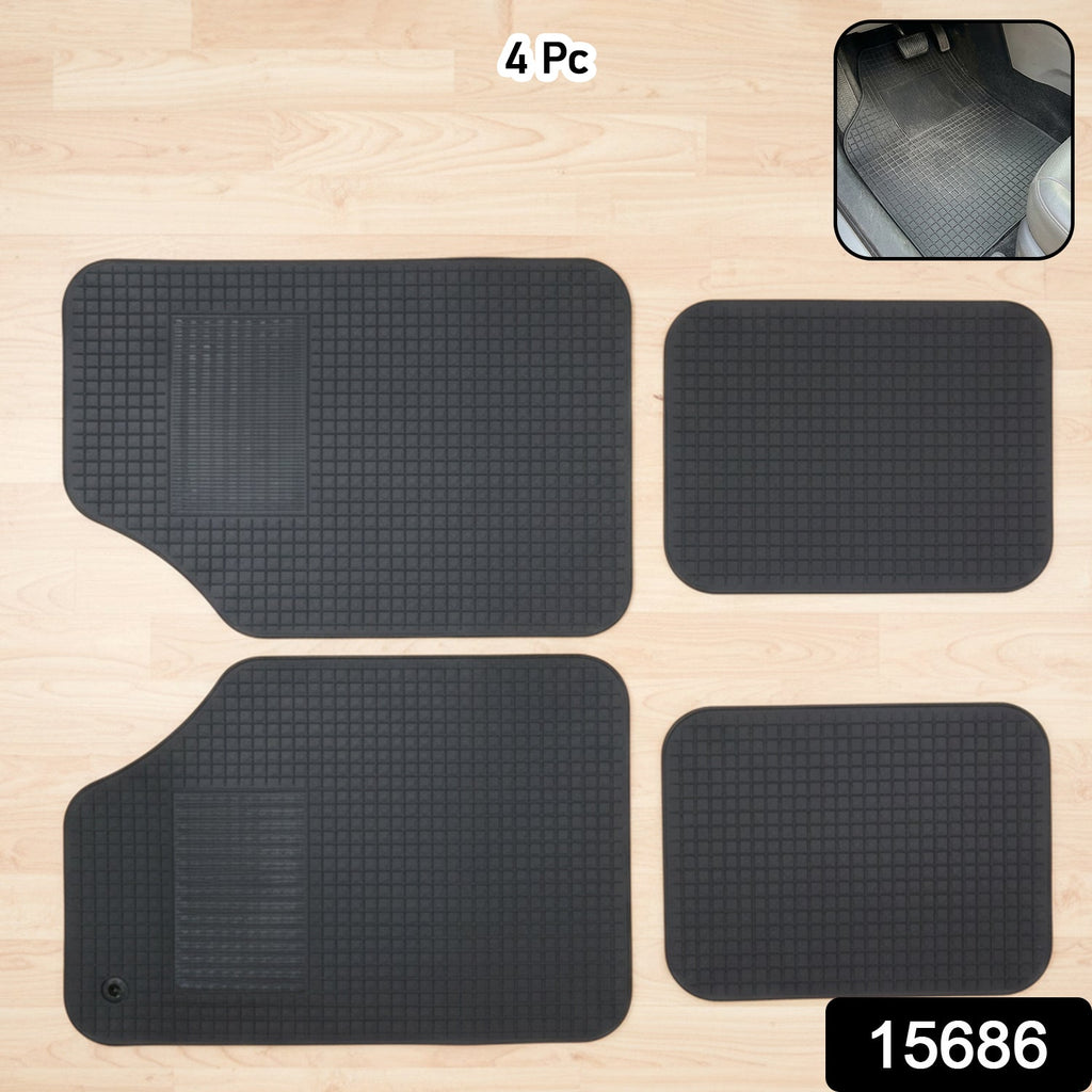 ALVENZA Universal Heavy Duty Car Floor Mat Set – All-Weather Vehicle Protection