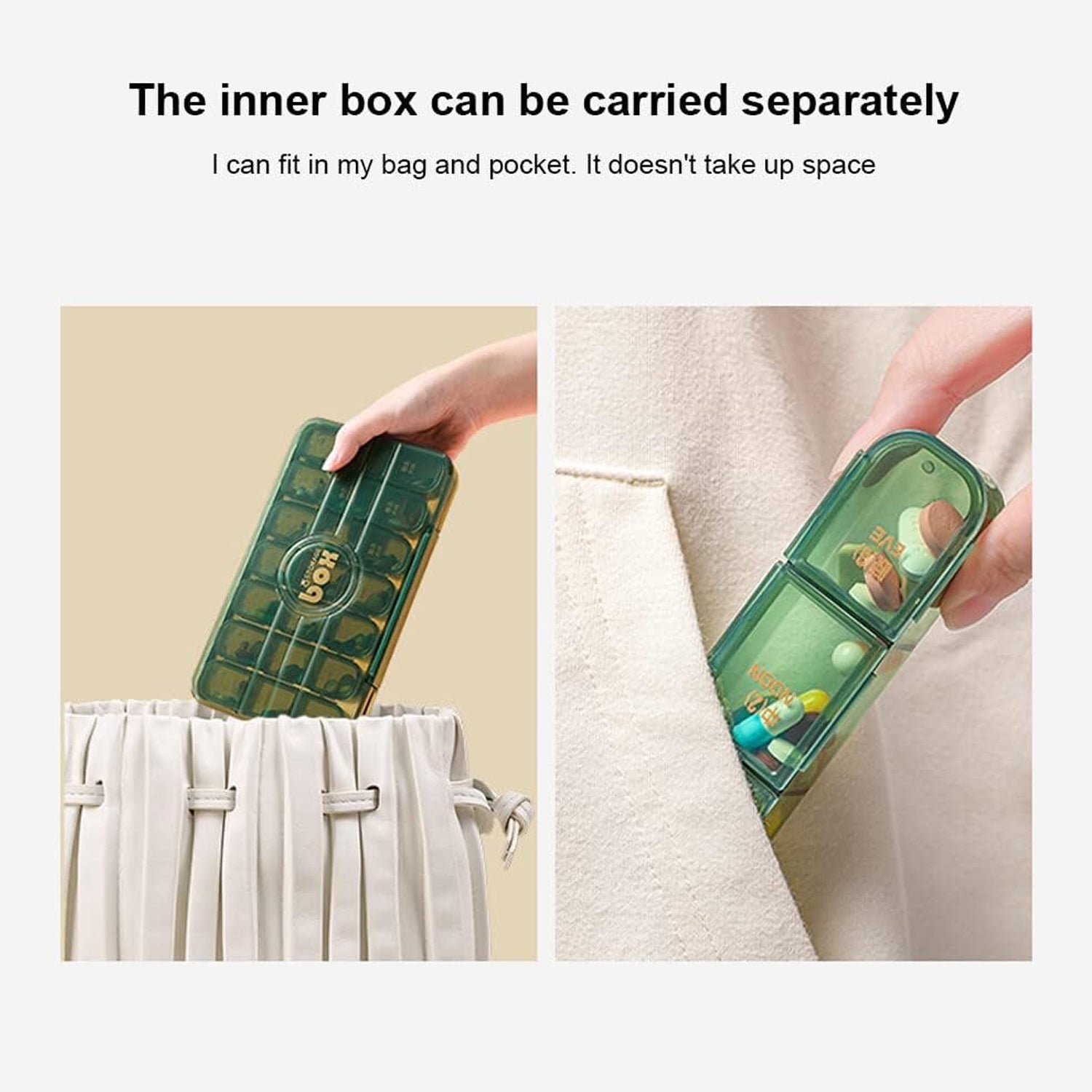 Weekly Pill Organiser – 21-Grid Daily Medication Box | Organivo