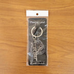 ALVENZA Religious Peepal Leaf Keychain – Durable Metal for Daily Inspiration