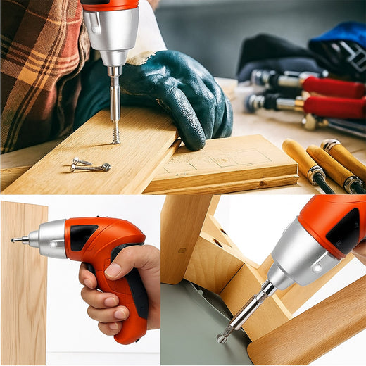 ALVENZA Electric Screwdriver Set – 45-Bit Cordless Power Tool for Home DIY