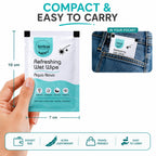Aqua Nova Refreshing Wet Wipe Gentle & Travel-Friendly Cleansing - Detail View 6