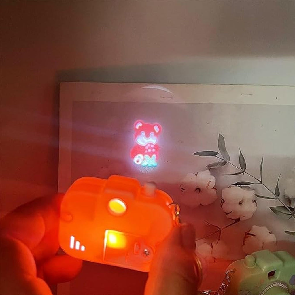 ALVENZA Projective Camera Keychain – Fun Rainbow Image Projector