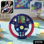 ALVENZA Musical Steering Wheel Toy – Interactive Sound & Light for Toddlers