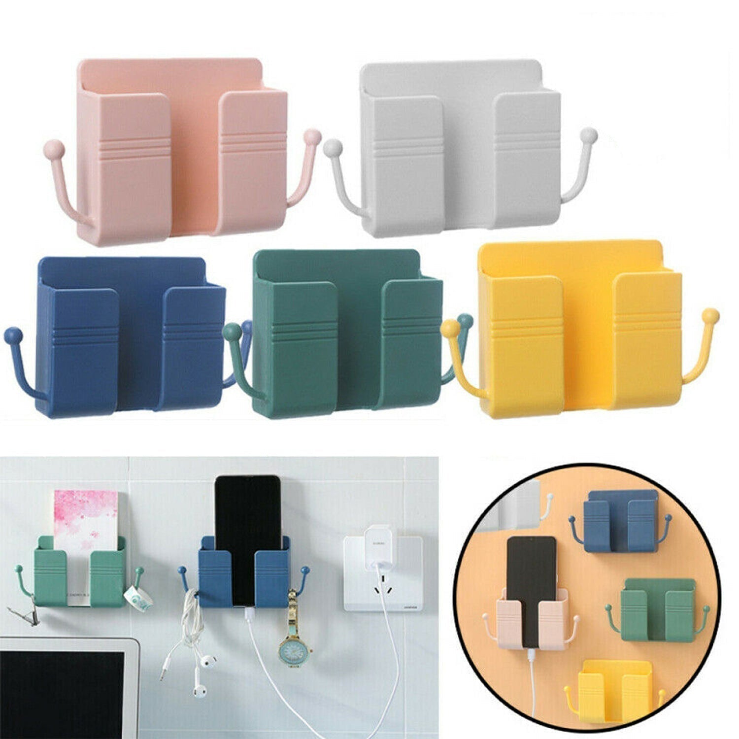 ALVENZA Wallmount Mobile Stand – Multipurpose Hook Phone Holder | GlimmerHome