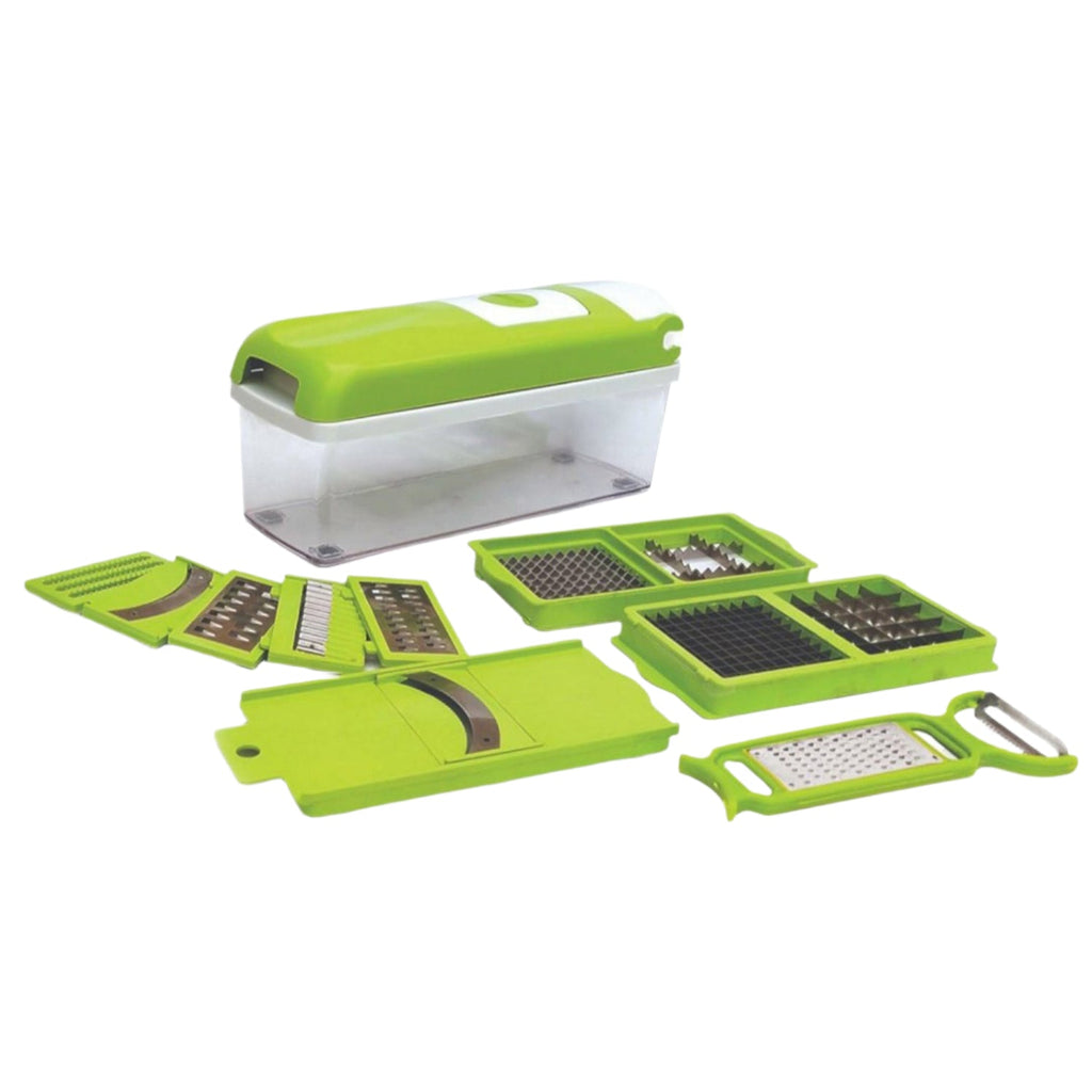 ALVENZA Manual Vegetable Slicer – 13-in-1 Multi-Cutter | Quickslice