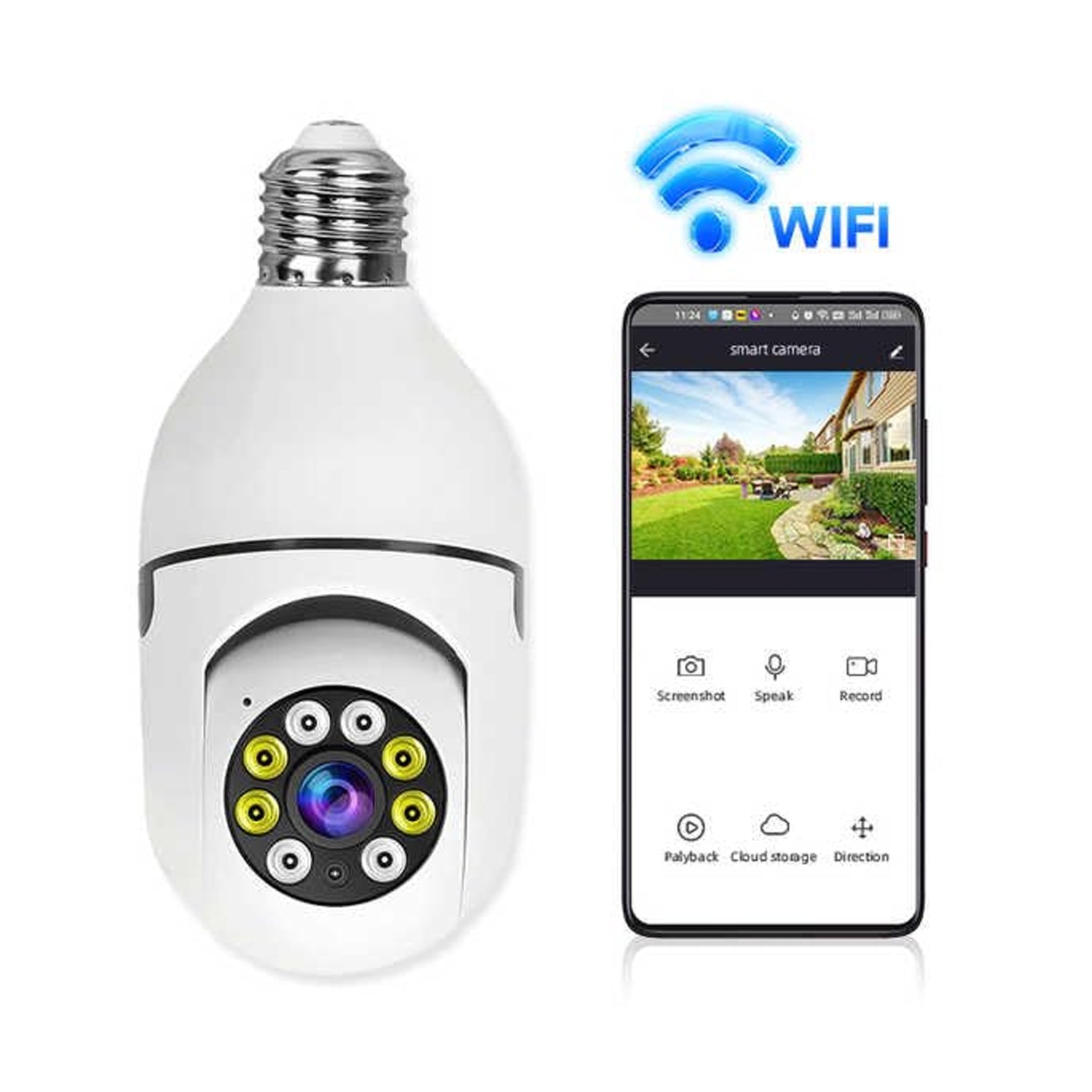 ALVENZA 360 Degree WiFi Camera – Panoramic Fisheye Security | DeoDap