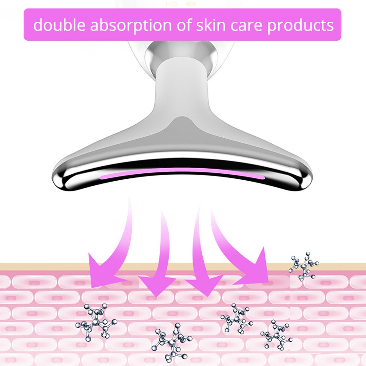 Electric Face Massager LED Photon Wrinkle Remover - Detail View 7