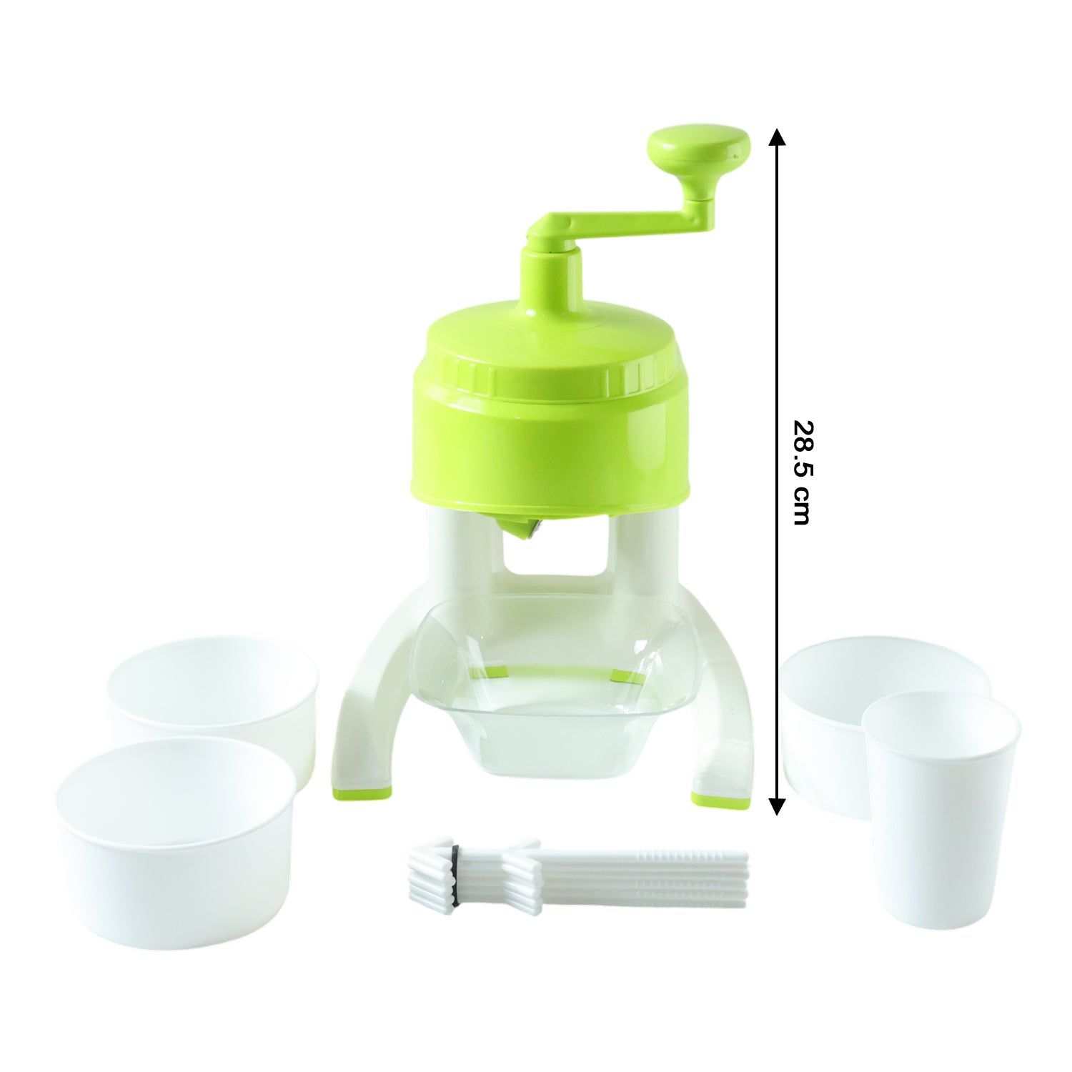 ALVENZA Manual Ice Crusher – Hand Crank Snow Maker for Beverages