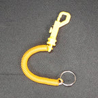 ALVENZA Retractable Keychain – Durable Coiled Key Holder with Carabiner