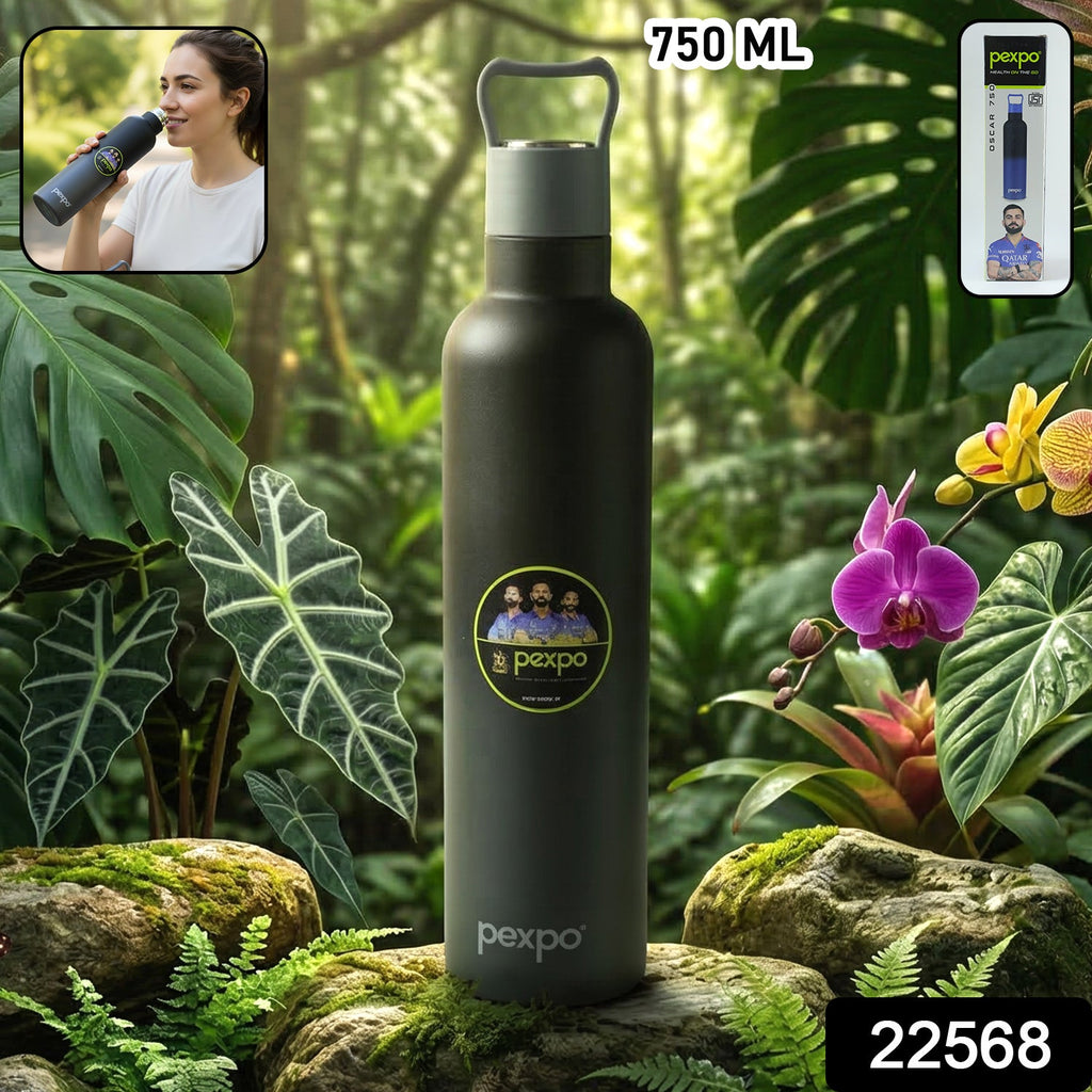 ALVENZA Stainless Steel Water Bottle – Keeps Water Hot & Cold for Hours