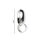 ALVENZA Stainless Steel Carabiner Keychain – Secure Lock & Compact Design