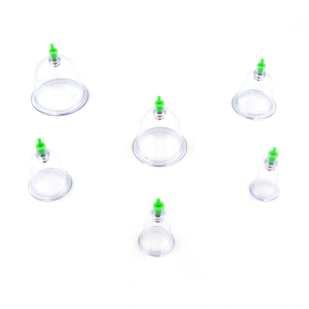 Vacuum Cupping Set – 6 Pc Muscle Relief Therapy Kit | Arrive Kit