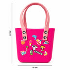 Buy Crocs-Inspired Tote Bag Spacious & Trendy for Women & Girls - Detail View 7