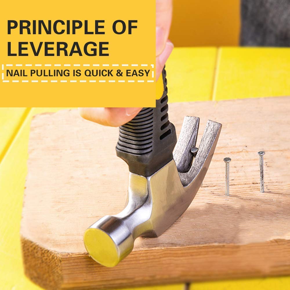 ALVENZA Mini Claw Hammer – Short Handle, Plastic Grip | Corporate Kudos