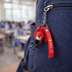 ALVENZA Cute Cartoon Girl Keychain – Adorable Gift & Bag Accessory