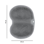 Silicone Foot Scrubber Mat Soft Bristles for Easy Foot Care - Detail View 6