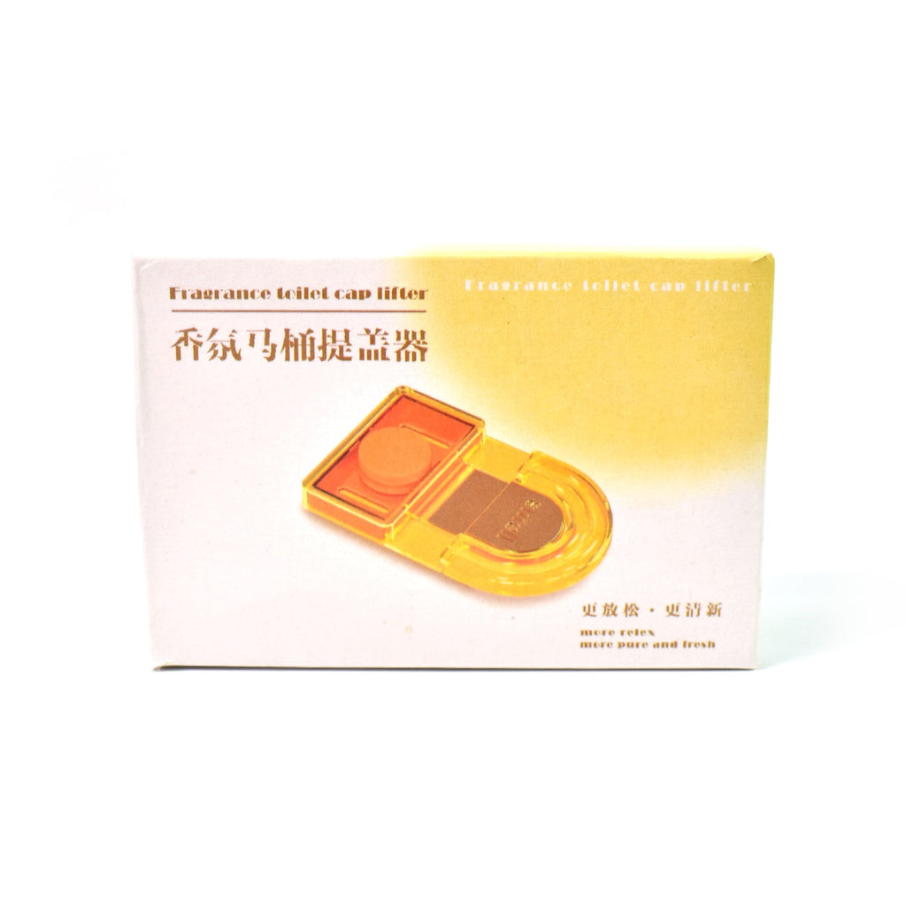 Hygienic Toilet Lid Lifter Fragrance, Self-Adhesive | Bathora - Back View