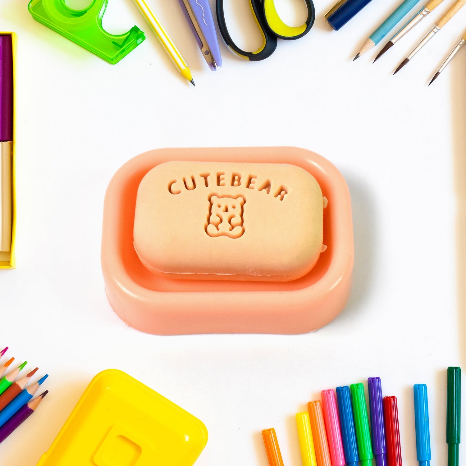 Soap Shaped Erasers Fun, Compact & Reusable Stationery