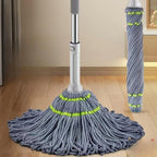 ALVENZA Self Wringing Mop – Stainless Steel Handle for Easy Floor Cleaning