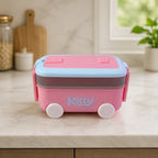 Kids Car Shape Lunch Box with Wheels Fun and Leakproof Design - Detail View 8
