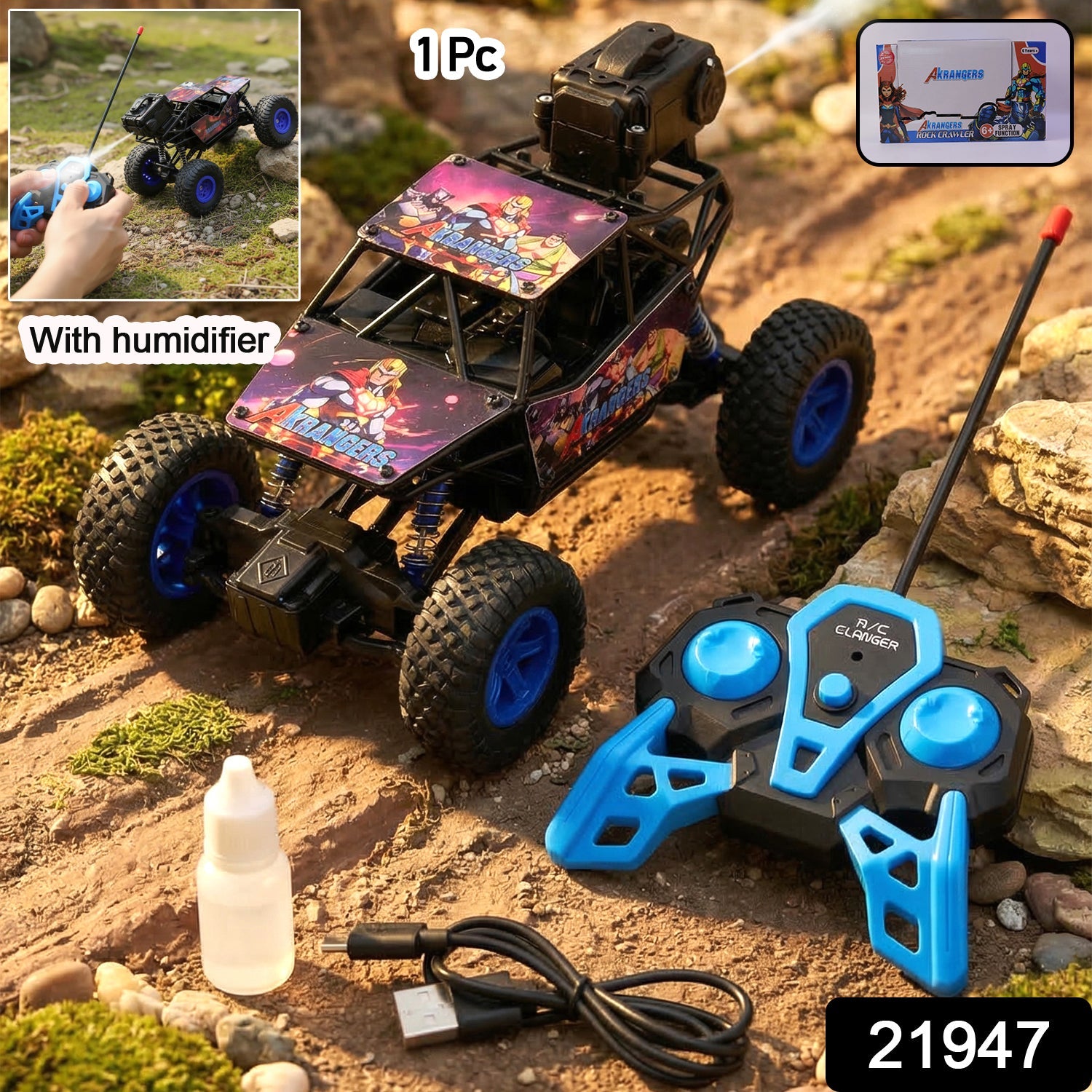 ALVENZA Remote Control Rock Crawler – Off-Road Adventure Toy for Kids