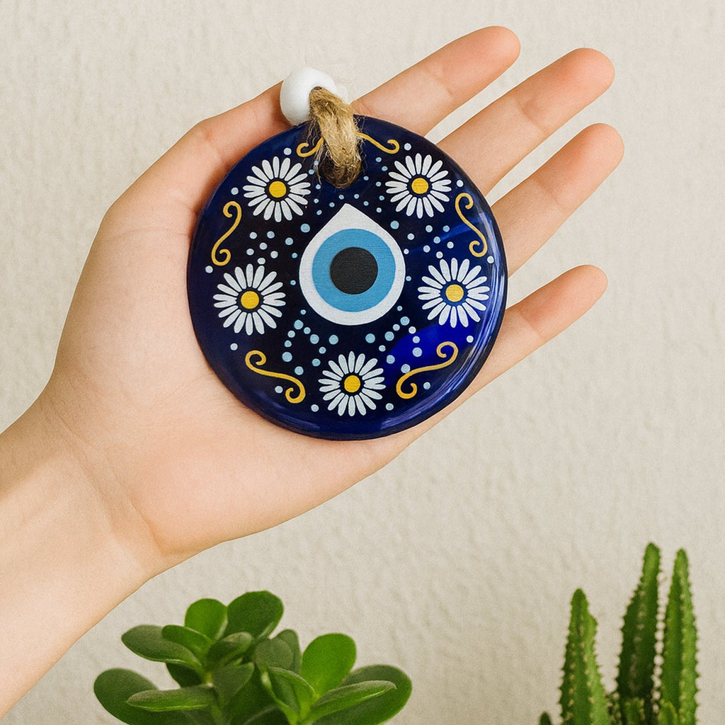 ALVENZA Evil Eye Wall Hanging – Positive Energy & Protection Charm