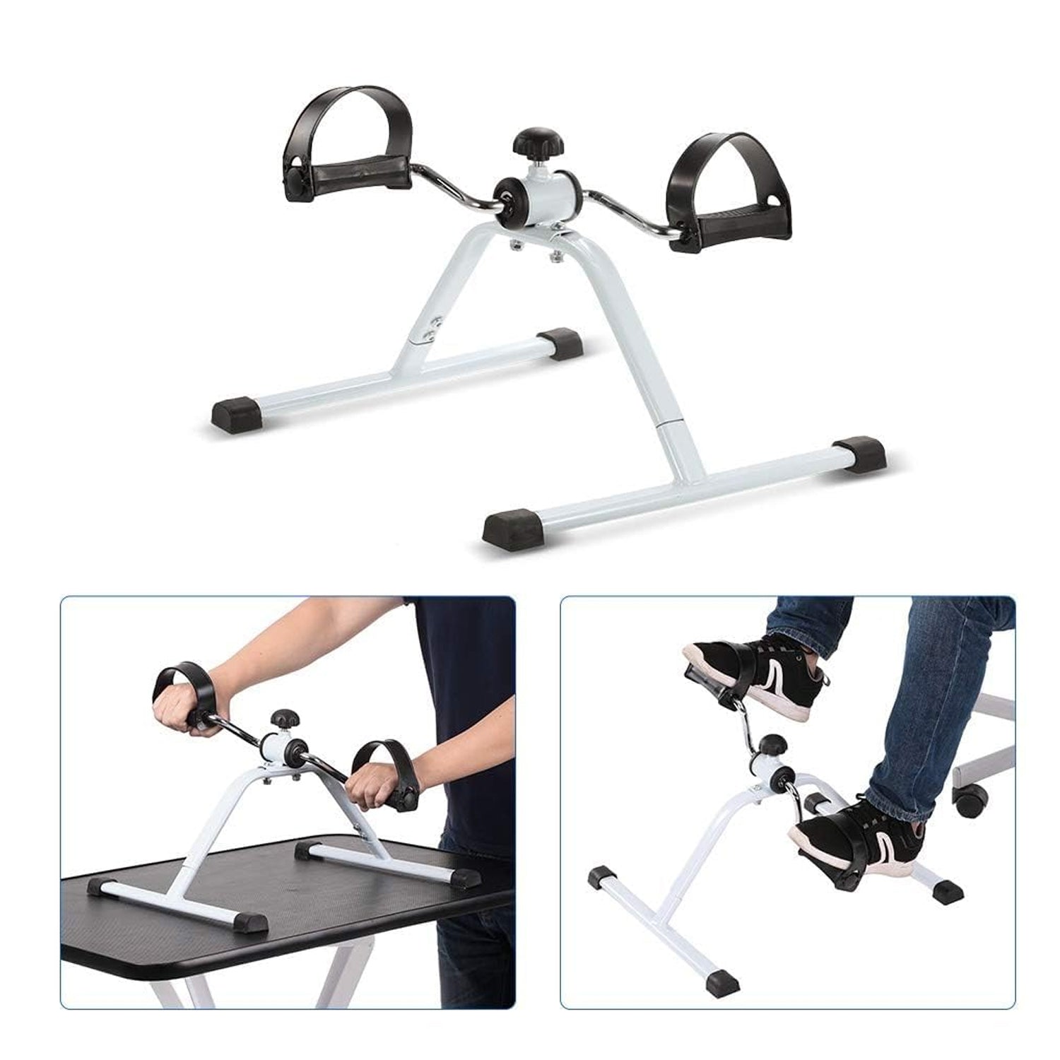 Mini Pedal Exerciser Compact & Portable Home Workout Equipment - Detail View 8