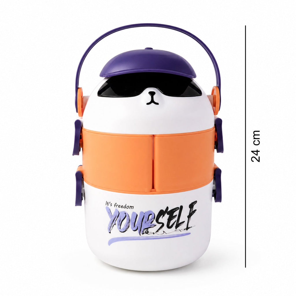 Kids Double Layer Lunch Box The Perfect Food Storage Solution - Detail View 6