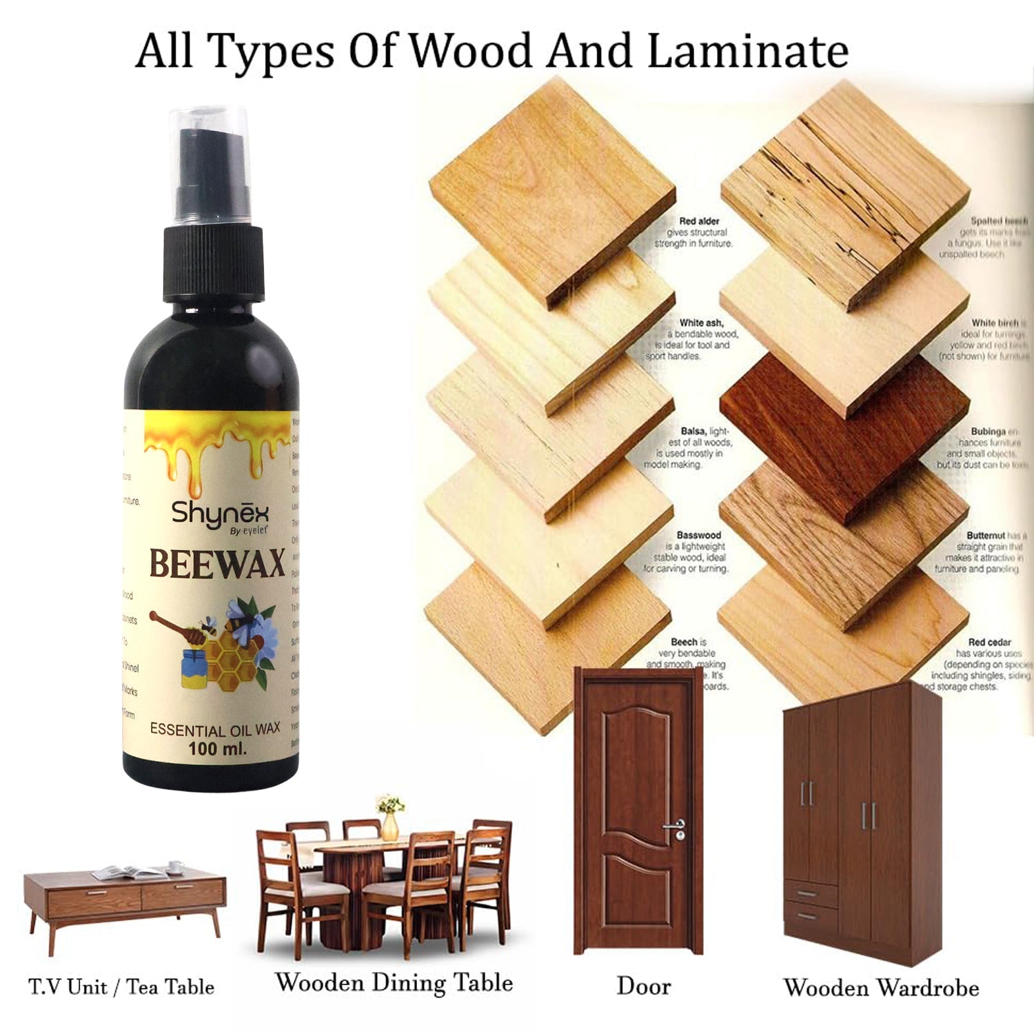 ALVENZA Beeswax Furniture Polish – Natural Shine & Surface Protection