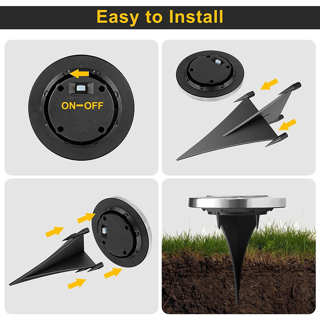 ALVENZA Solar Powered LED Garden Lights – Eco-Friendly Outdoor Pathway Lighting