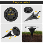 ALVENZA Solar Powered LED Garden Lights – Eco-Friendly Outdoor Pathway Lighting