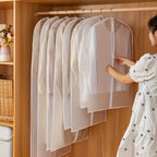 Foldable Suit Cover Space-Saving Clothes Protection for Wardrobes - Detail View 7