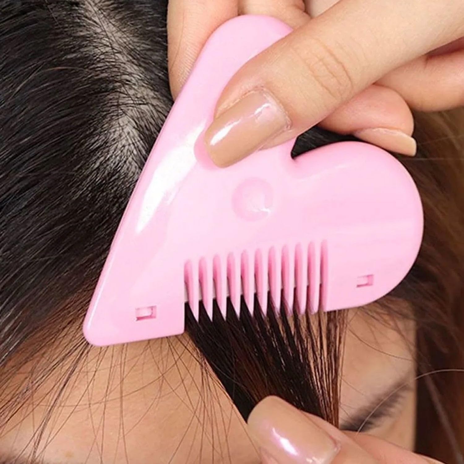 Heart Shape Hair Cutting Scissors Safe, Precise & Stylish for All - Front View