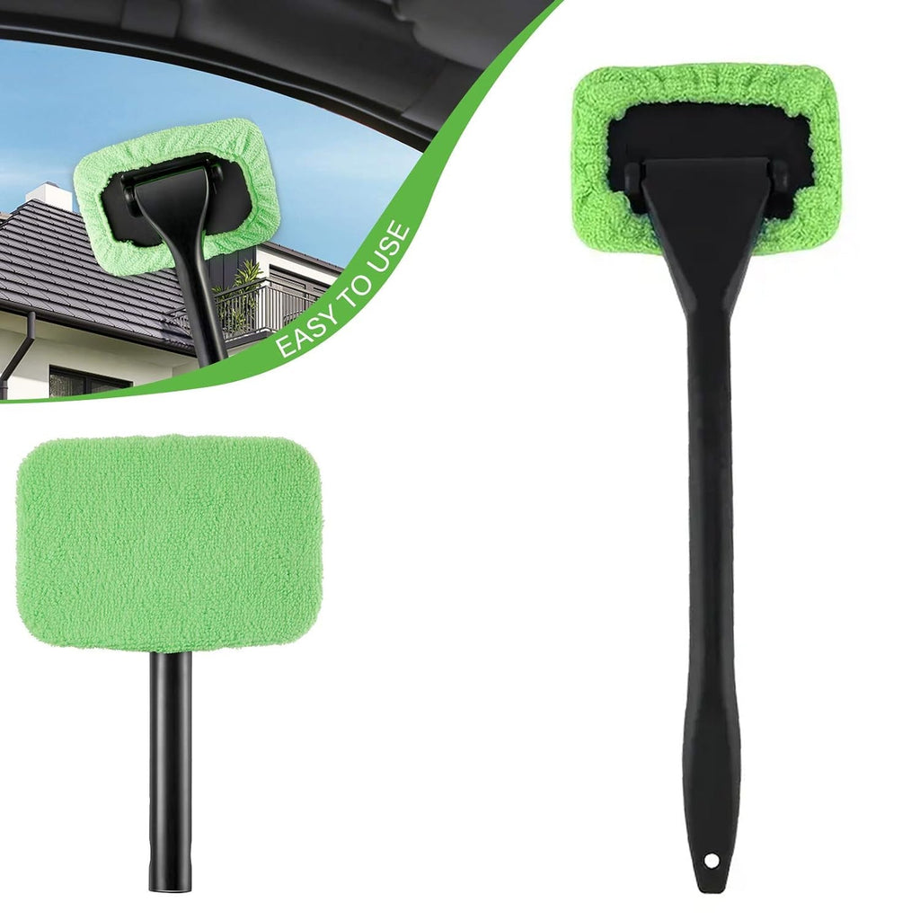 ALVENZA Car Glass Cleaner Wiper with Extra Microfiber Cloth – Velvet Wheels