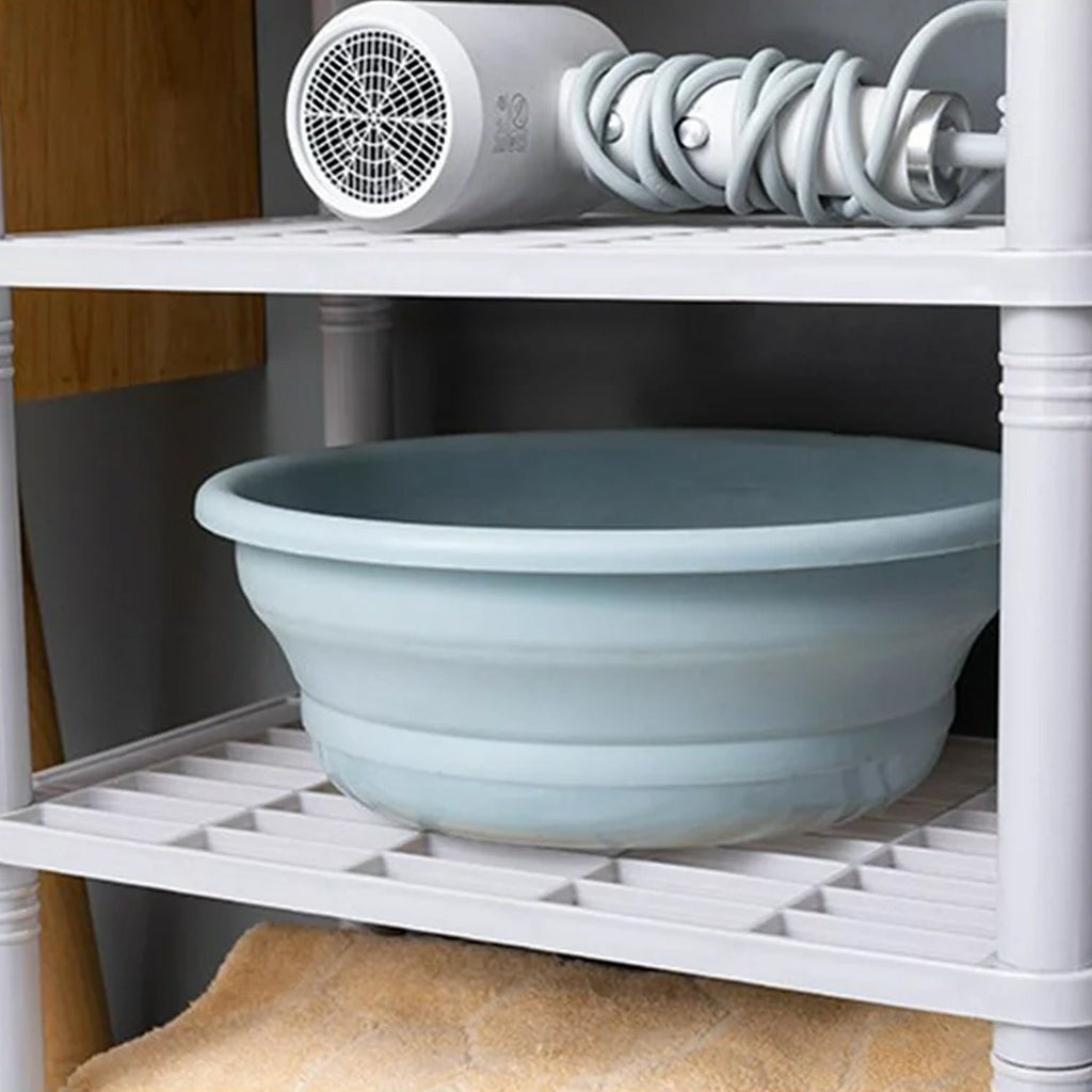 ALVENZA 4-Layer Storage Shelf – Narrow & Versatile Organizer | Organivo