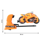 ALVENZA Launcher Racing Bike Toy for Kids – Manual Pull High-Speed Fun