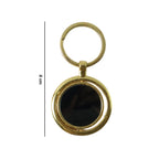ALVENZA Gold Plated Keychain – Elegant Rotating Pendant for Keys & Bags