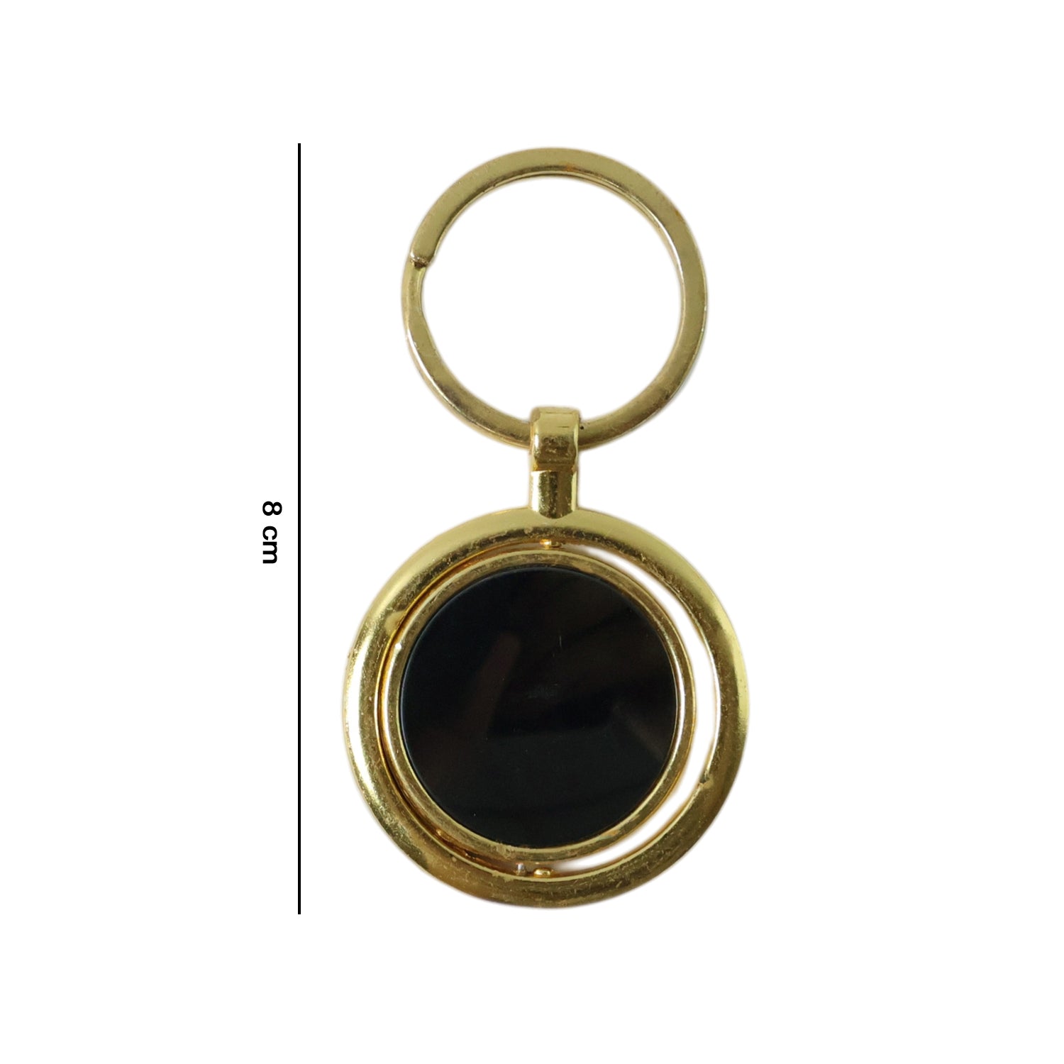 ALVENZA Gold Plated Keychain – Elegant Rotating Pendant for Keys & Bags