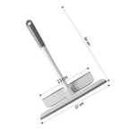 ALVENZA Window Glass Cleaning Wiper – 2-in-1 Microfiber & Silicone Blade