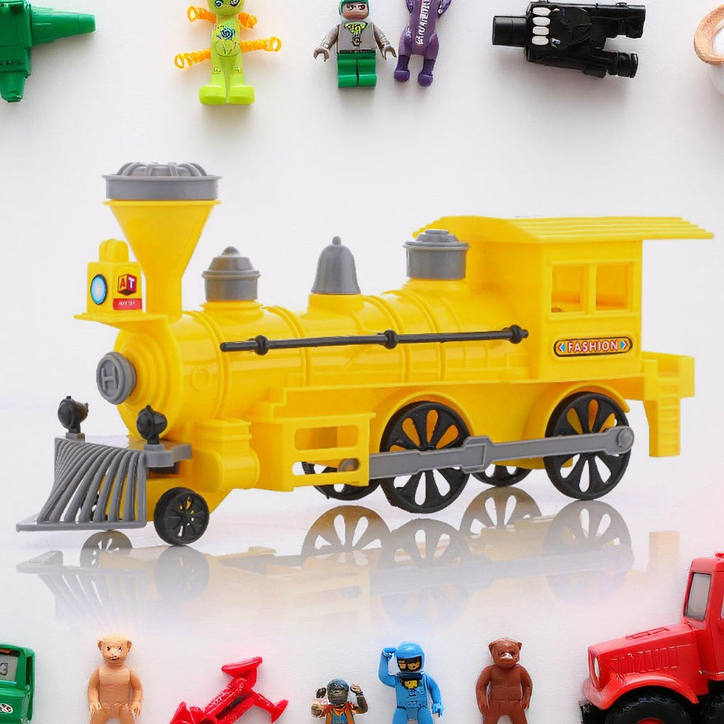 Pull Back Train Toy LED Lights & Safe Play for Kids | Aditi