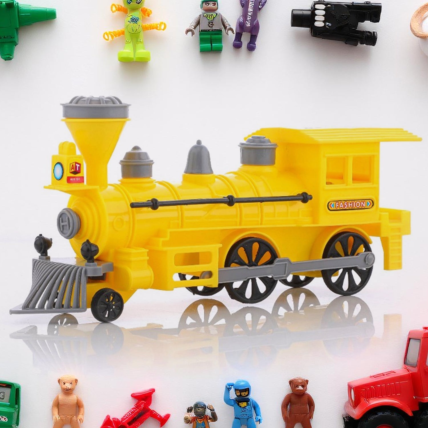 Pull Back Train Toy LED Lights & Safe Play for Kids | Aditi