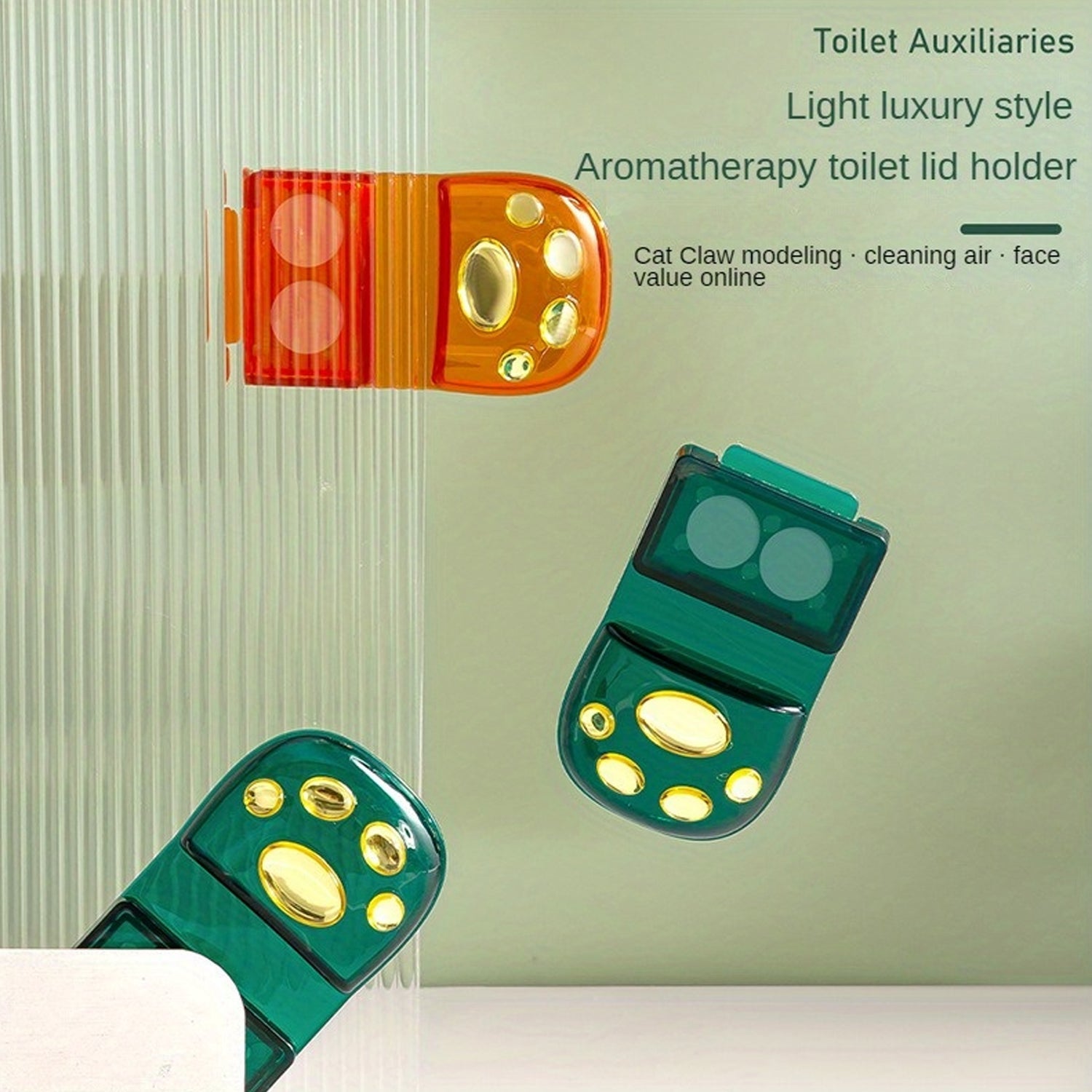Hygienic Toilet Lid Lifter Fragrance, Self-Adhesive | Bathora - Detail View 6